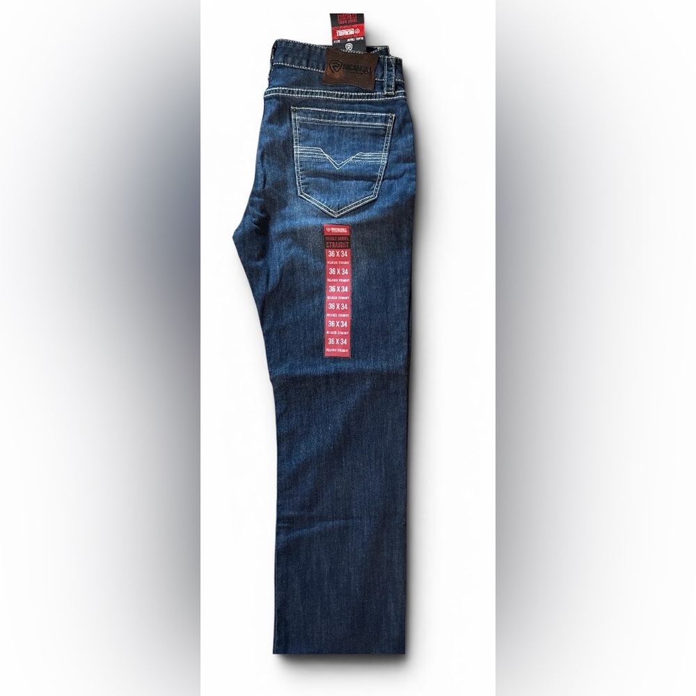 Men's Relaxed Fit Jeans in Dark Blue - Classic Comfort